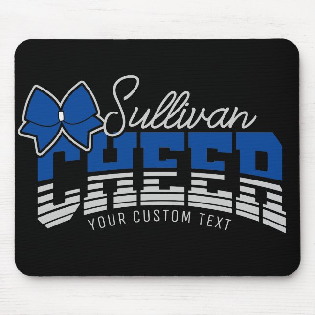 Cheer Team ADD NAME School Athlete Cheerleader  Mouse Mat (Front)