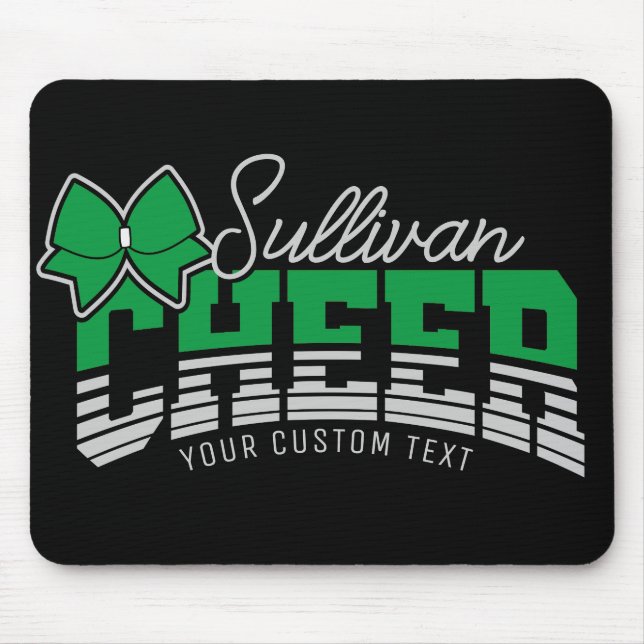Cheer Team ADD NAME School Athlete Cheerleader  Mouse Mat (Front)