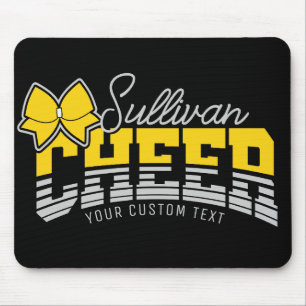 Cheer Team ADD NAME School Athlete Cheerleader Mouse Mat
