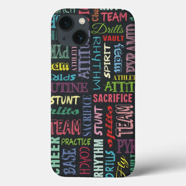 Cheer Terms On The Chalkboard Case-Mate iPhone Case (Back)