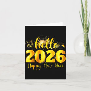 Cheer To The New Year Happy New Year 2026 Party  Card