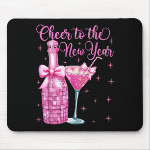 Cheer To The New Year Happy New Year 2026 Party Mouse Mat