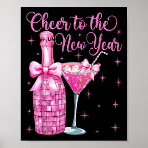 Cheer To The New Year Happy New Year 2026 Party Poster