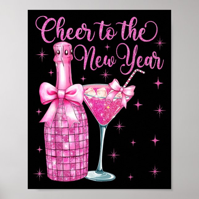 Cheer To The New Year Happy New Year 2026 Party  Poster (Front)