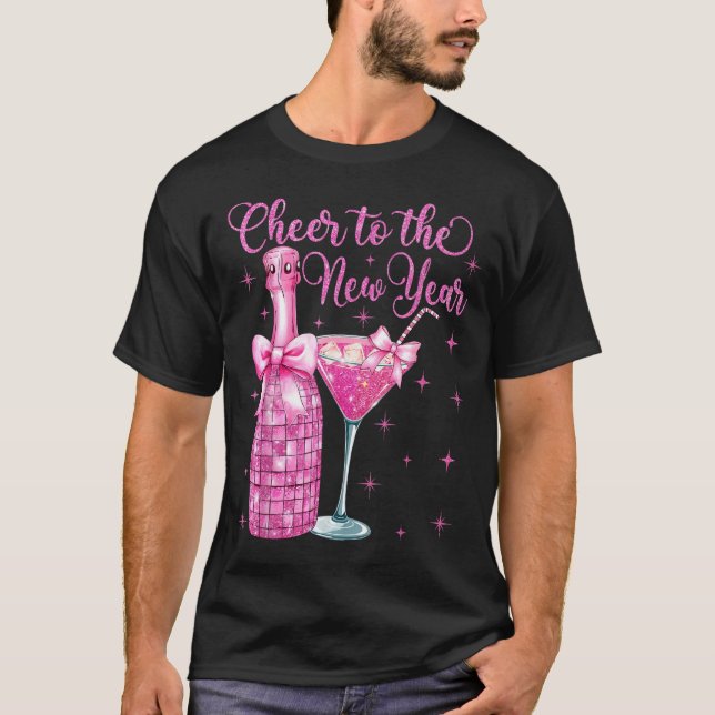 Cheer To The New Year Happy New Year 2026 Party  T-Shirt (Front)