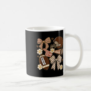 Cheer Touchdown American Football Game Day Coquett Coffee Mug