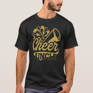 Cheer Uncle Biggest Fan Cheerleader Father's Day T-Shirt