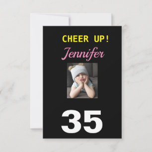 Cheer Up! 35th Happy Birthday 35 Funny Grumpy Girl