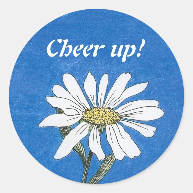 Cheer up! Daisy Sticker (Front)