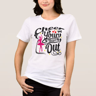 Cheer Your Heart Out Ballerina Tee