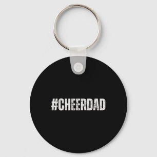 #cheerdad Hashtag Supportive And Proud - Cheerlead Key Ring