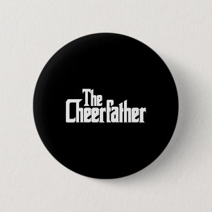 Cheerfather Fathers Day Cheerleader 6 Cm Round Badge