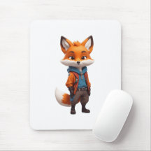Cheerful and Adventurous Fox Illustration