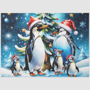 Cheerful and inviting Christmas illustration  Tissue Paper