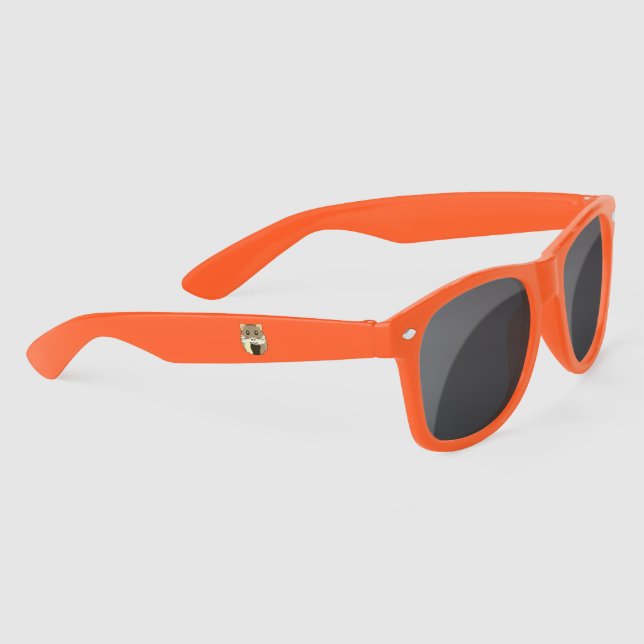 Cheerful and lighthearted hamster sunglasses (Right)