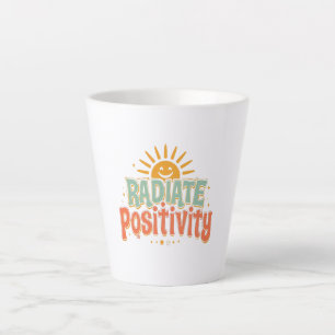 Cheerful and Motivational Sunny Saying Latte Mug
