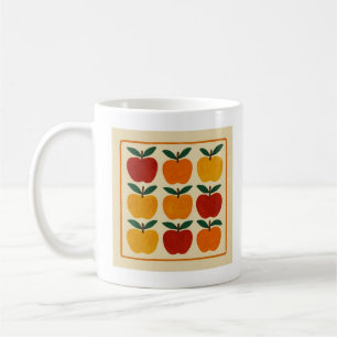 Cheerful Apple Arrangement Coffee Mug