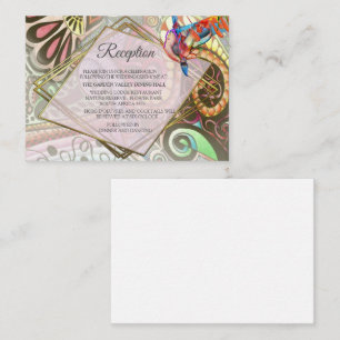 Cheerful Artist Party Doodle Creation Enclosure Card
