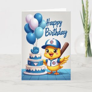 Cheerful Avian Birthday Card