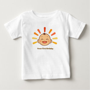Cheerful Baby With Smiling Face T-Shirt
