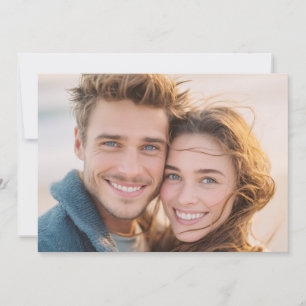 Cheerful Beach Photo Invitation