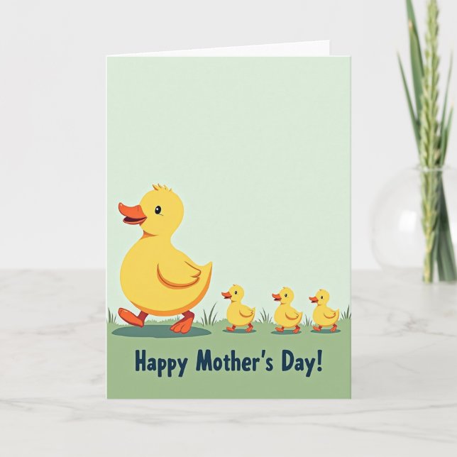 Cheerful Birds Mothers Day Card (Front)