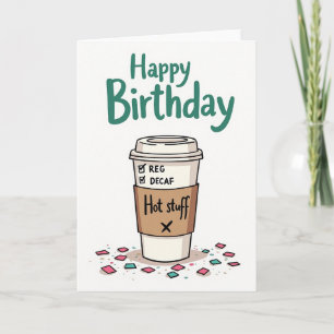 Cheerful Birthday Cup Art Card