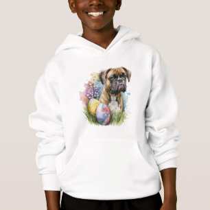 Cheerful Boxer Dog Easter Egg, Happy Easter Boxer