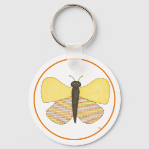 Cheerful Butterfly Keychain-Erin Brie Art Keychain