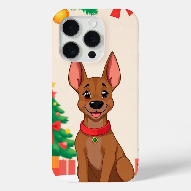Cheerful cartoon dog Case-Mate iPhone case (Back)