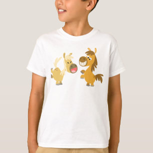 Cheerful Cartoon Ponies Children T-shirt
