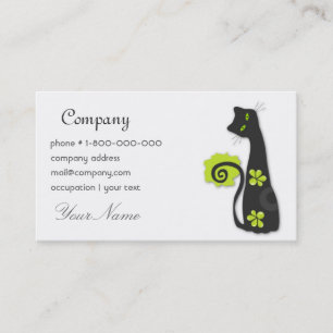 Cheerful Cat Business Card