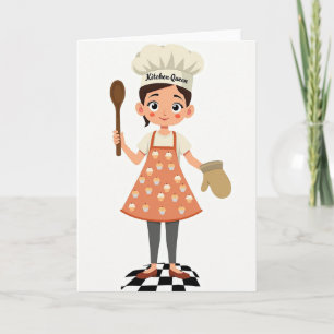 Cheerful Chef Mothers Day Card