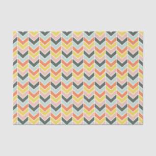 Cheerful Chevron by Origami Prints Tissue Paper