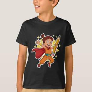 Cheerful Chhota Bheem Pencil – Fun & Educational! T-Shirt