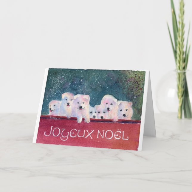 cheerful Christmas Holiday Card (Front)
