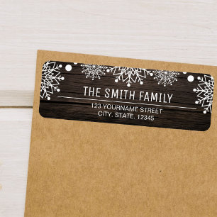 Cheerful Christmas   Rustic Barn Wood Snowflakes