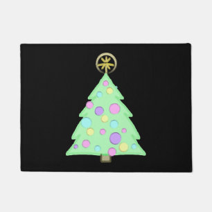 Cheerful Christmas Tree Doormat
