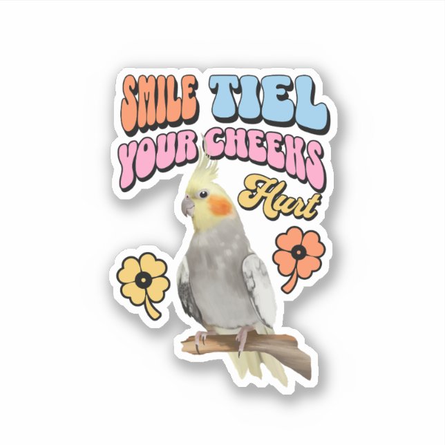 Cheerful Cockatiel Parrot  (Front)