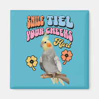 Cheerful Cockatiel Parrot