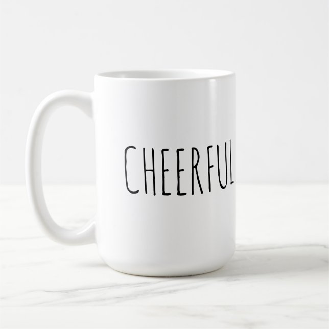 Cheerful Coffee Mug (Left)