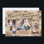 Cheerful Collage Holiday Photo Card<br><div class="desc">Celebrate the season with this modern and stylish holiday card from Berry Berry Sweet. Visit WWW.BERRYBERRYSWEET.COM for more of our stylish holiday collections.</div>