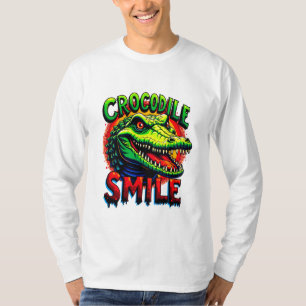 "Cheerful Crocodile Smile – Fun and Whimsical  T-Shirt