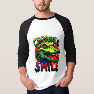 "Cheerful Crocodile Smile – Fun and Whimsical  T-Shirt