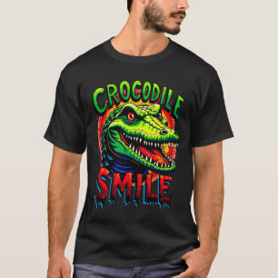 "Cheerful Crocodile Smile – Fun and Whimsical  T-Shirt