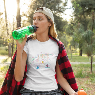 Cheerful Cute Birds In Cages T-Shirt