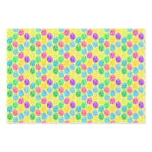 Cheerful Decorated Easter Eggs