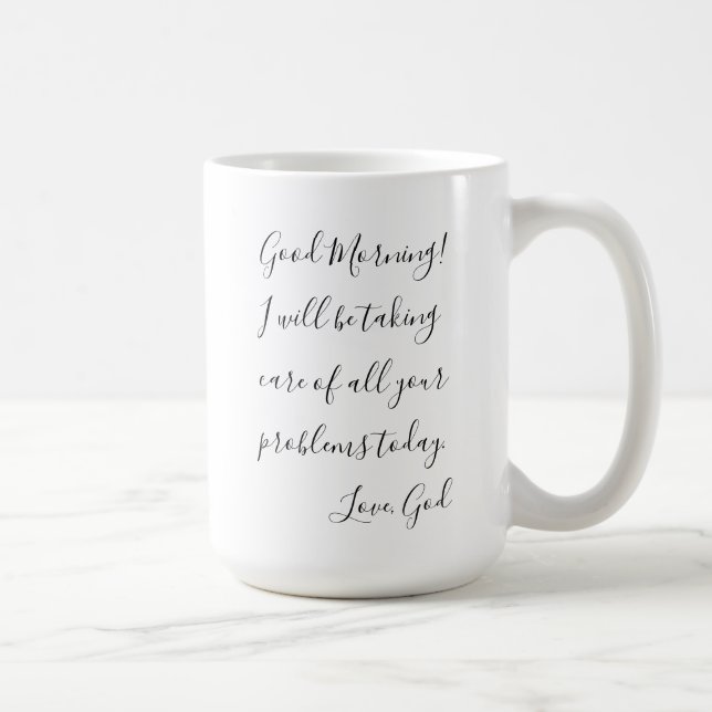 Cheerful Encouraging Good Morning Mug (Right)