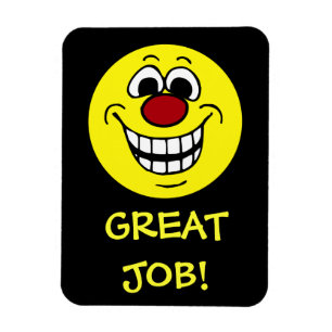 Cheerful Face Grumpey Magnet