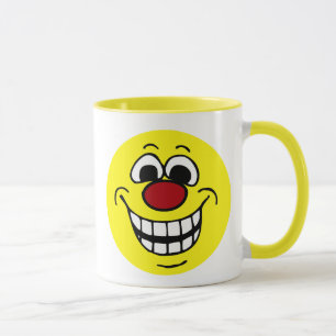 Cheerful Face Grumpey Mug
